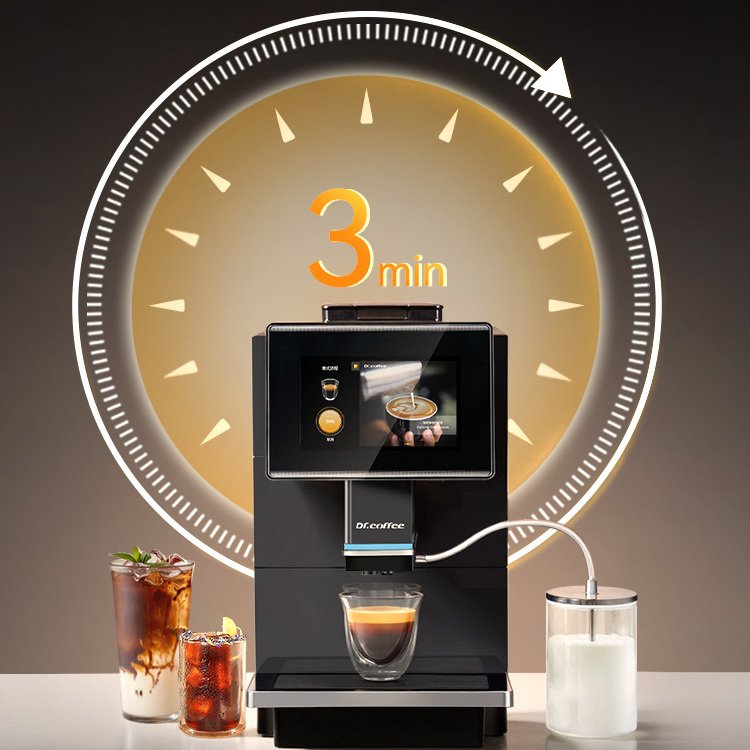 Fully Automatic Espresso Coffee Machine C11L / C10 Plus – One-Touch Latte & Cappuccino Maker, Bean to Cup, Home Barista Machine